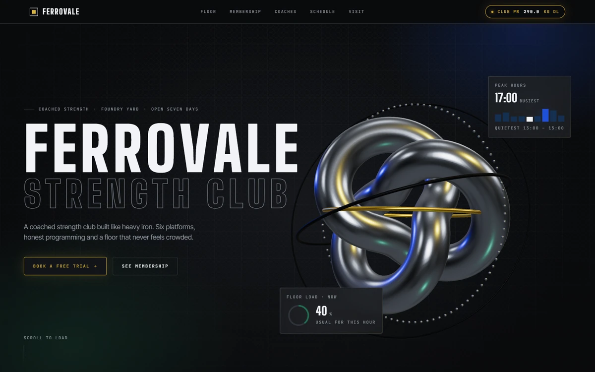 Forge demonstration website